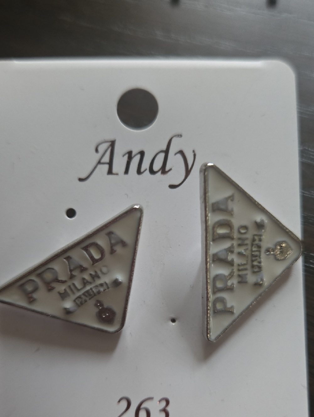 Fashion Jewerly Logos -3 Pairs Earrings - Picture 8 of 8